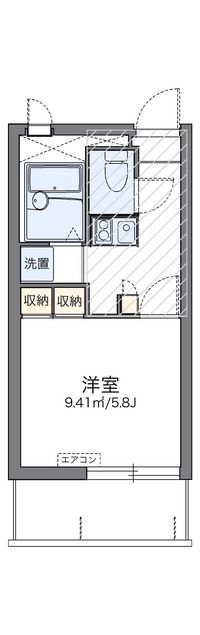 レオパレスおもろまちＵ 間取り図