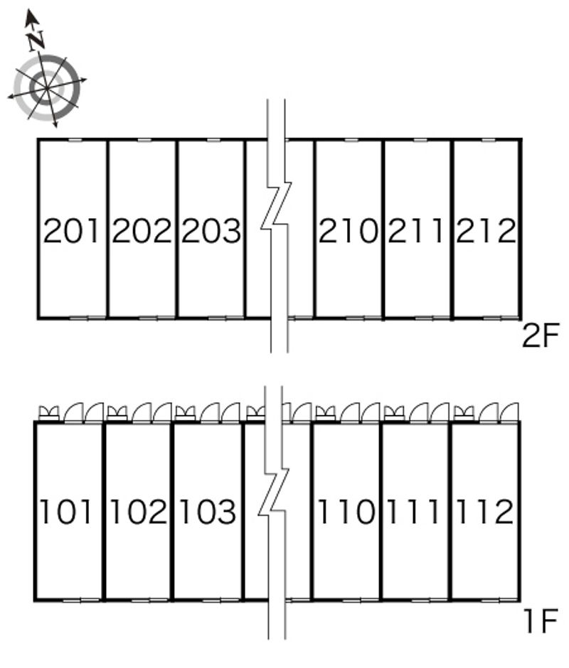 レオパレスコート　シンタグマ 間取配置図