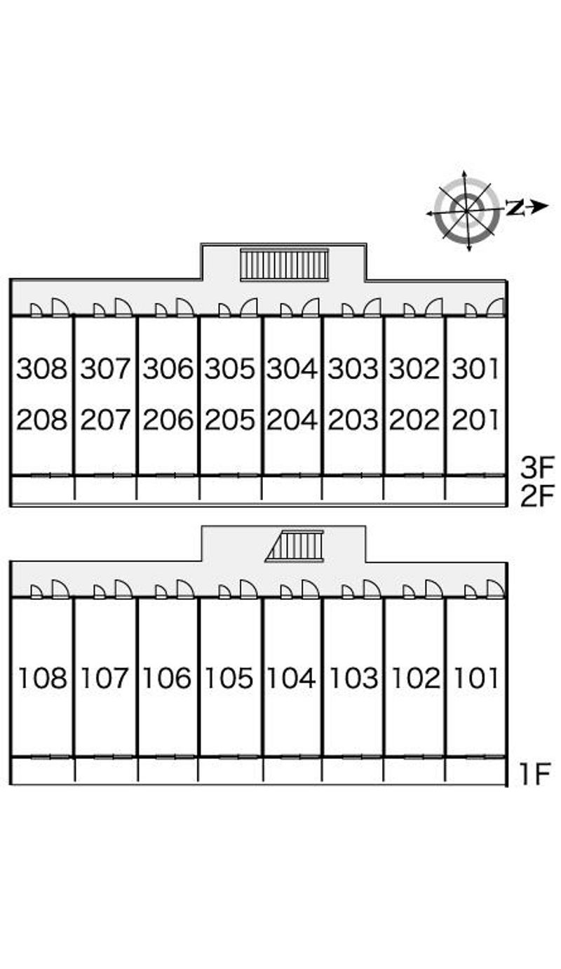 レオパレスノイヤマト 間取配置図