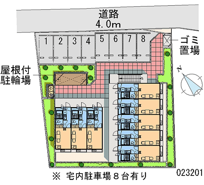 23201 Monthly parking lot