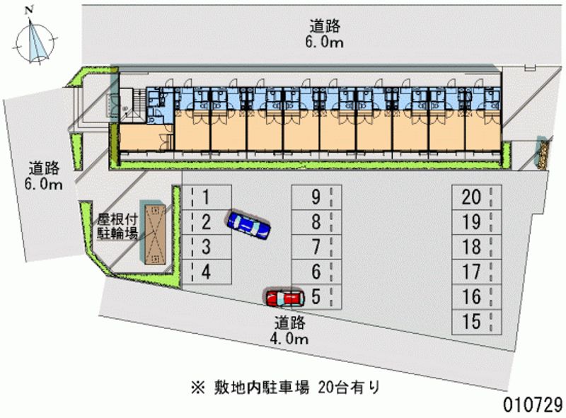 レオパレスパークライフ 月極駐車場