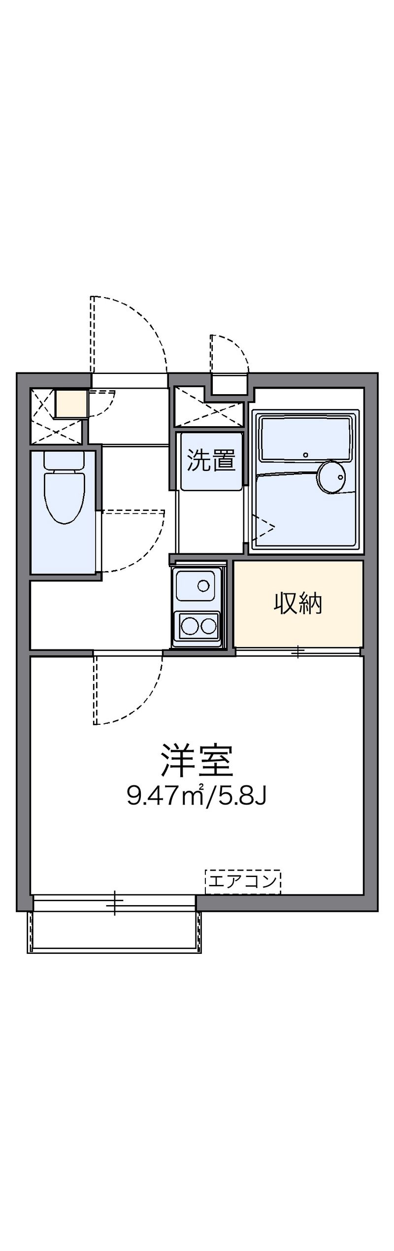 レオパレスＢＲＩＳＥ関町東 間取図