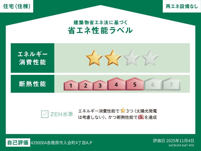 ArLk Kaede Energy efficiency label