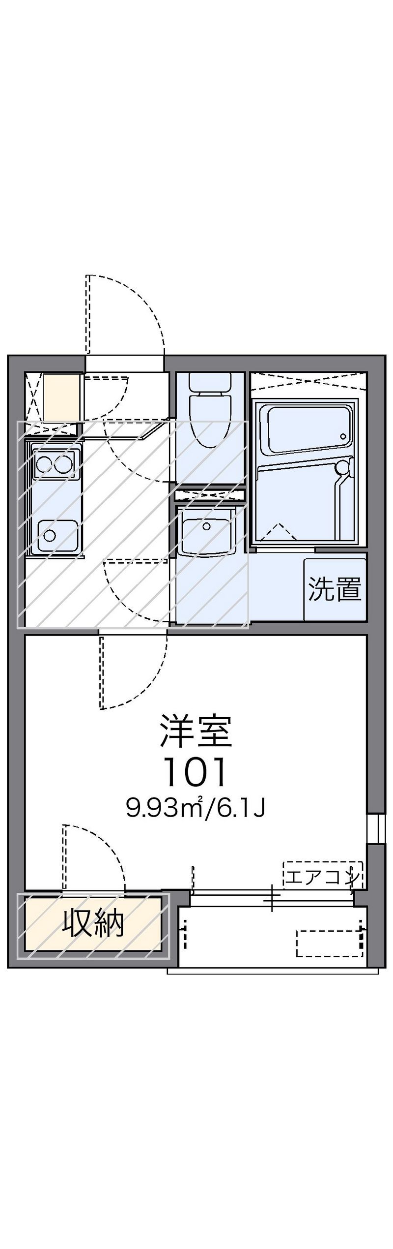 レオネクストオリーブコート千住 間取図