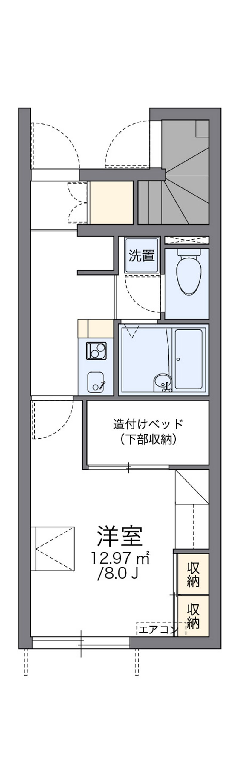 レオパレス日吉 間取図