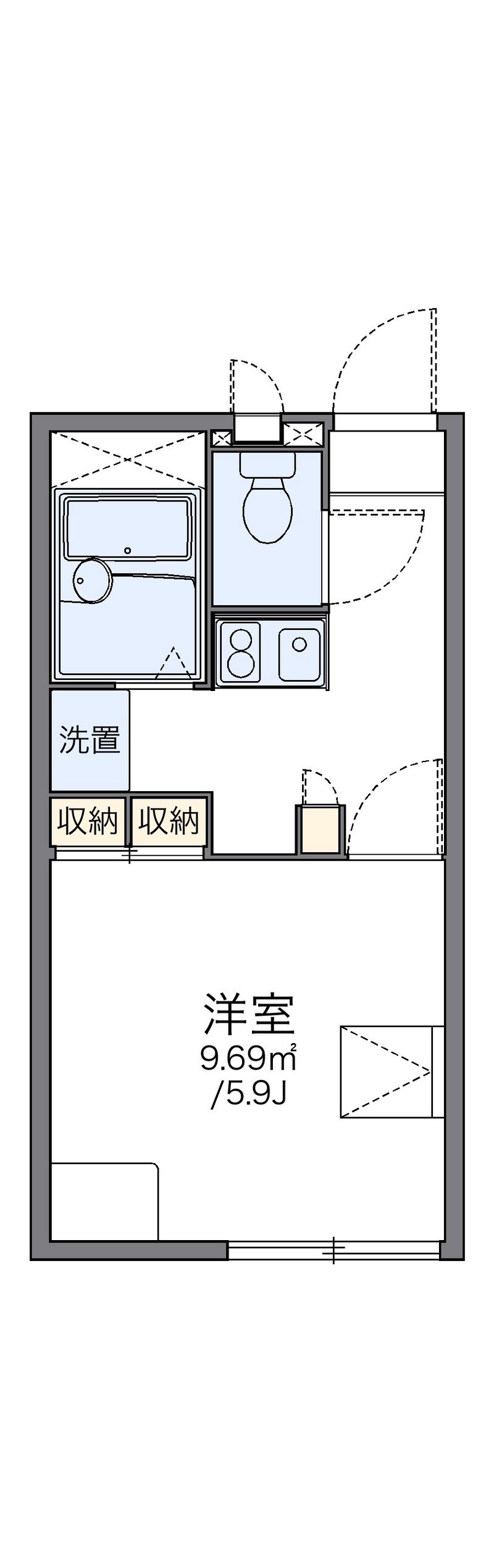 レオパレスＳｏｌｅｉｌ 間取図