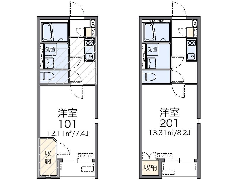レオネクスト田中後 間取図