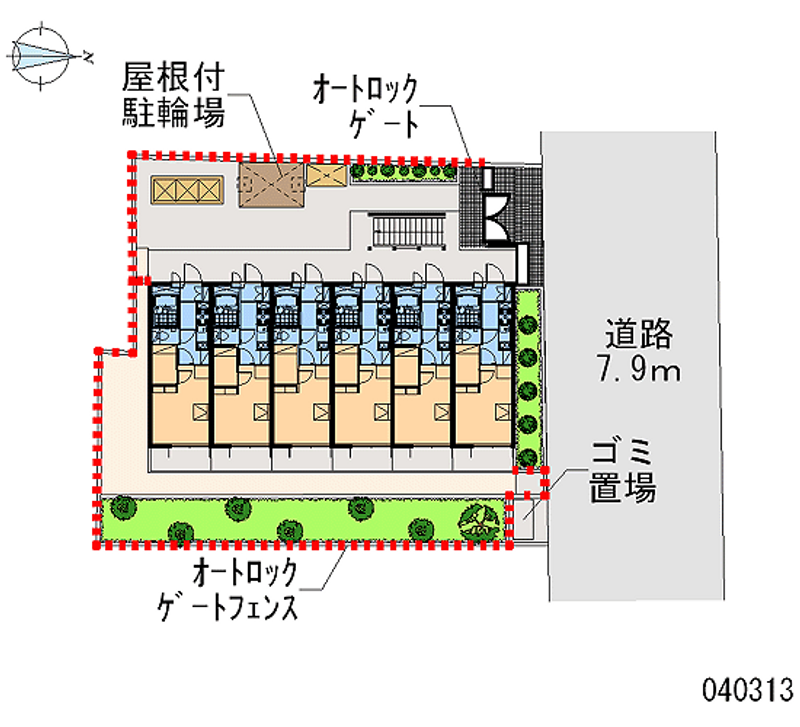 レオパレスＫＯＩＷＡＩ 区画図