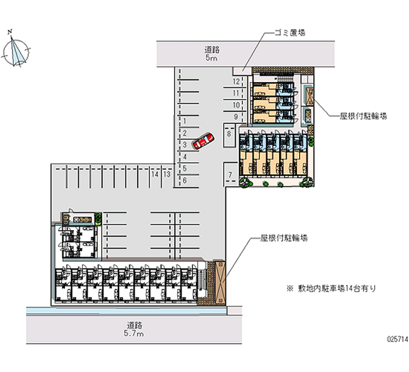 25714 bãi đậu xe hàng tháng