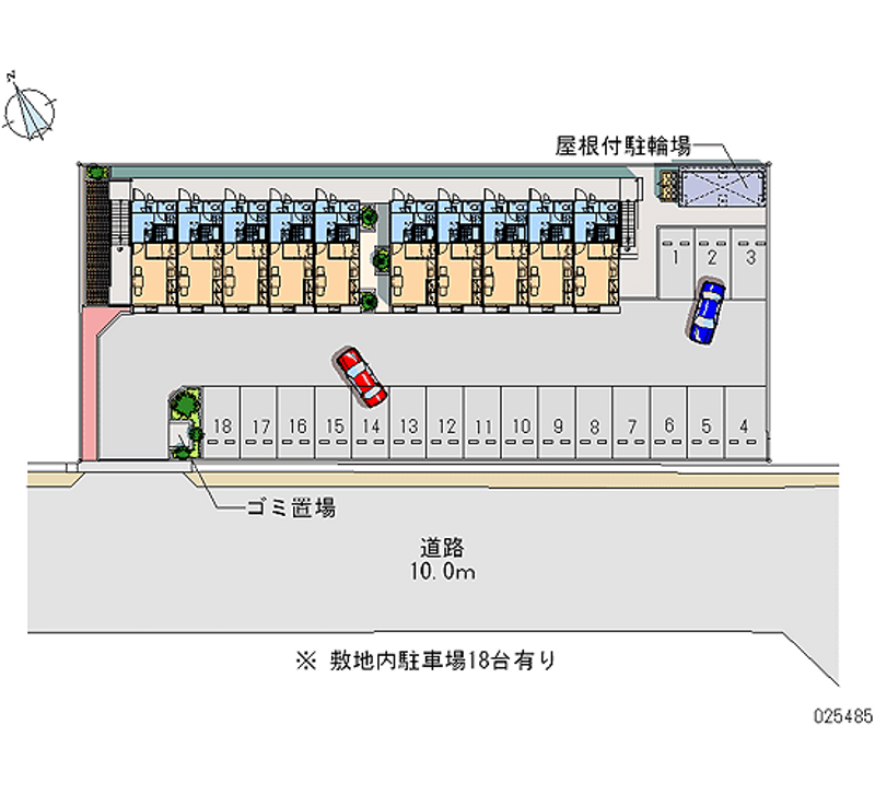 25485 bãi đậu xe hàng tháng