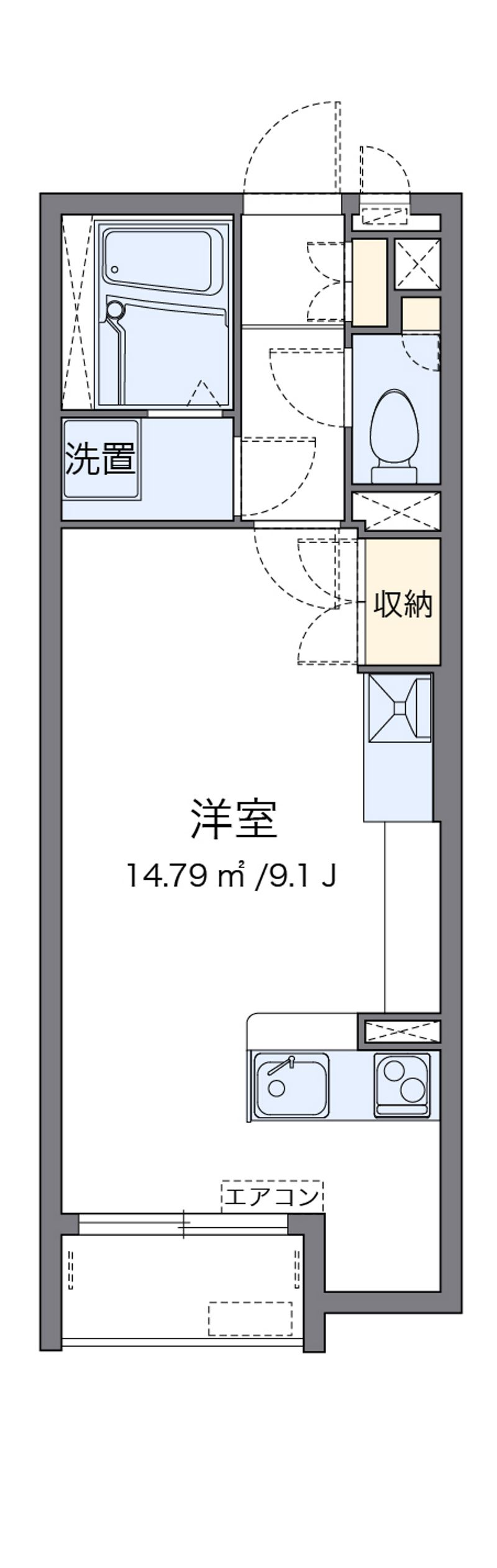 レオネクストモリシゲ 間取図