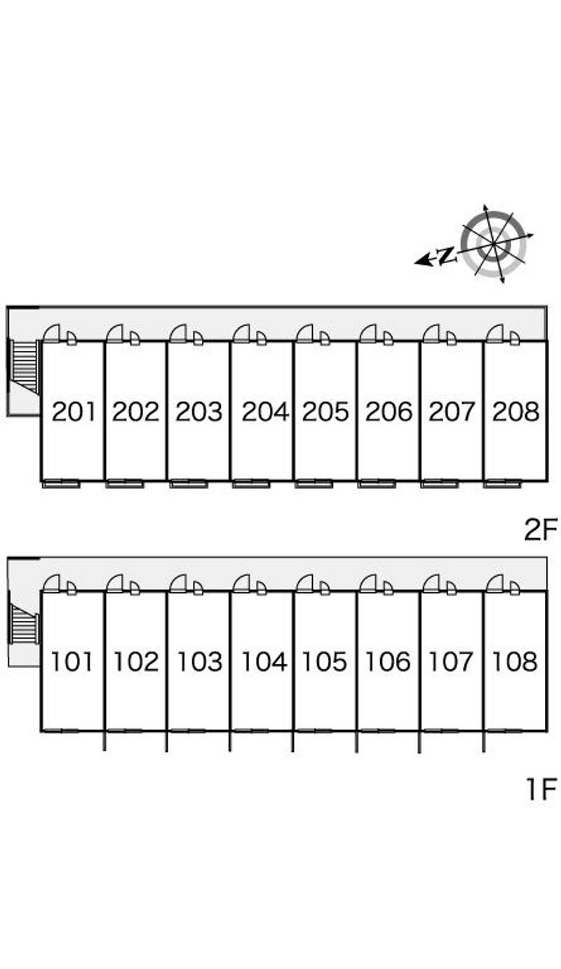 レオパレス新庄 間取り配置図