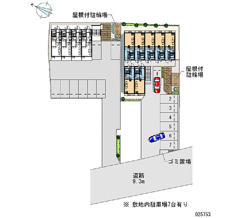 レオパレスシヴ 区画図