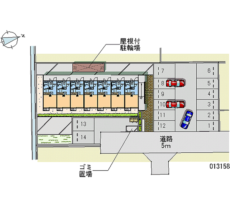 レオパレス曄翠館 月極駐車場