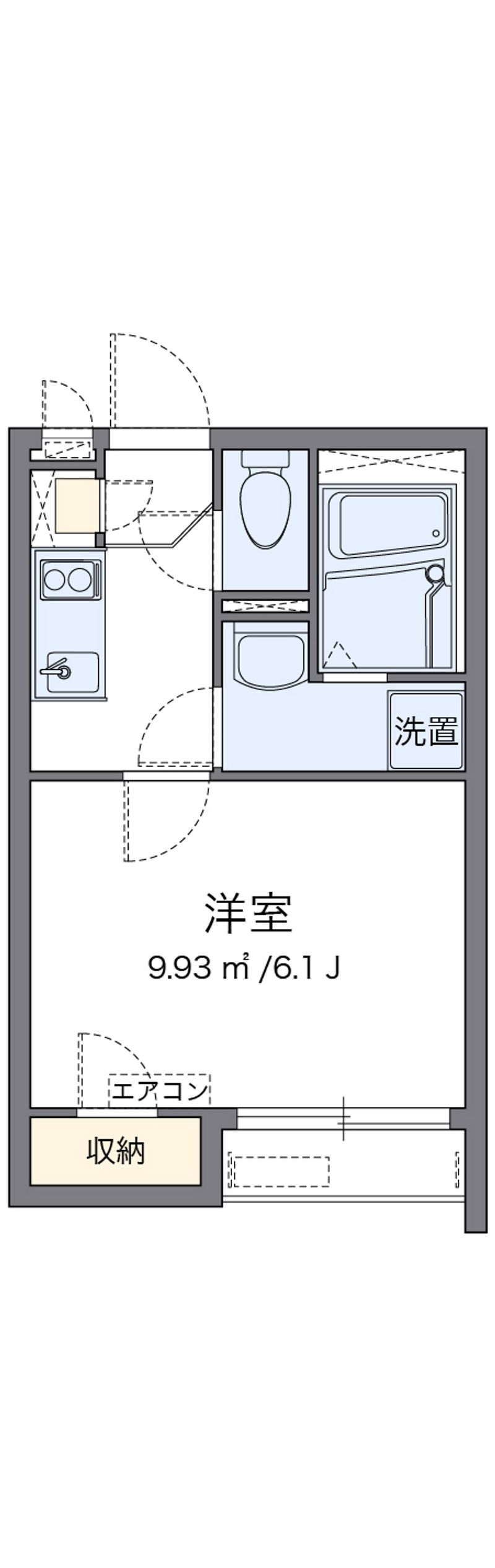 クレイノ未来神戸 間取図