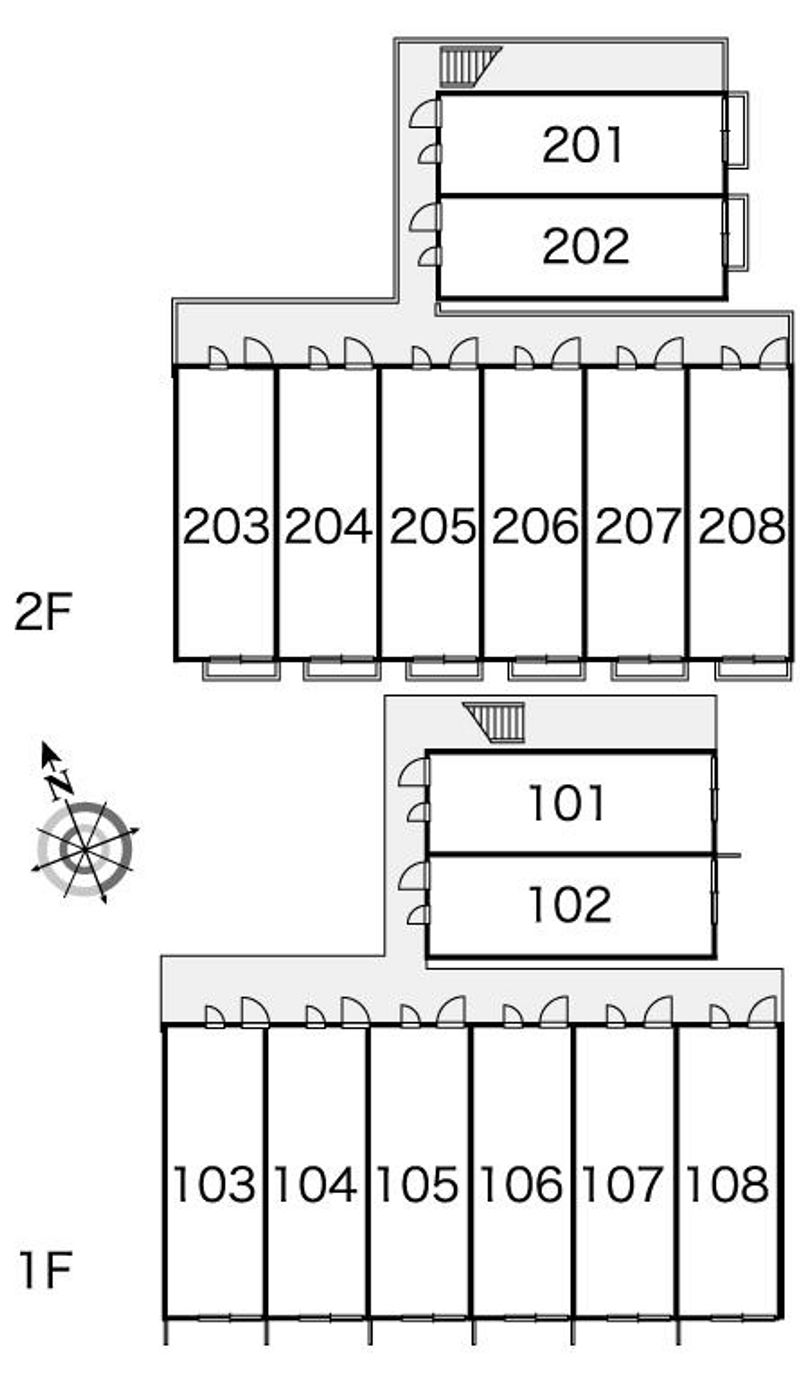 レオパレスＴＡＫＡ　γ 間取配置図