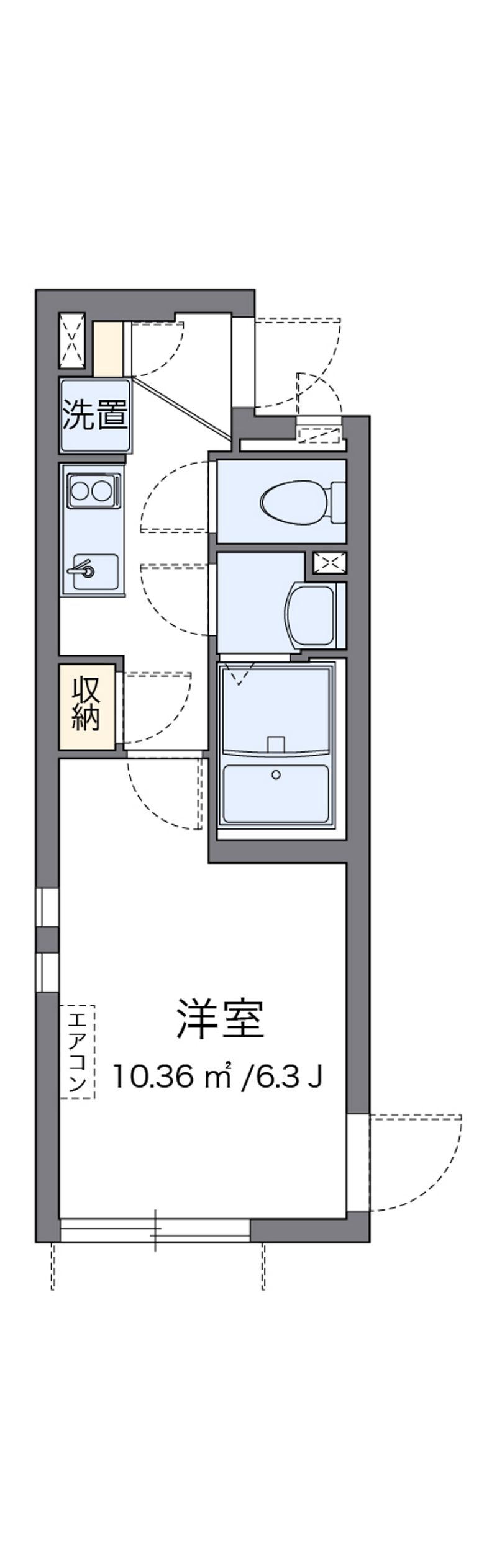 クレイノＴＡＫＥＤＡⅡ 間取図