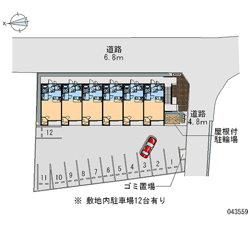 レオネクストＢフリーゼ 月極駐車場