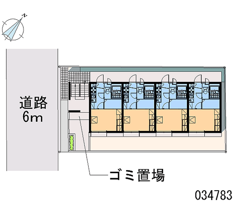 レオパレスＡ＆Ｋ坂下 区画図