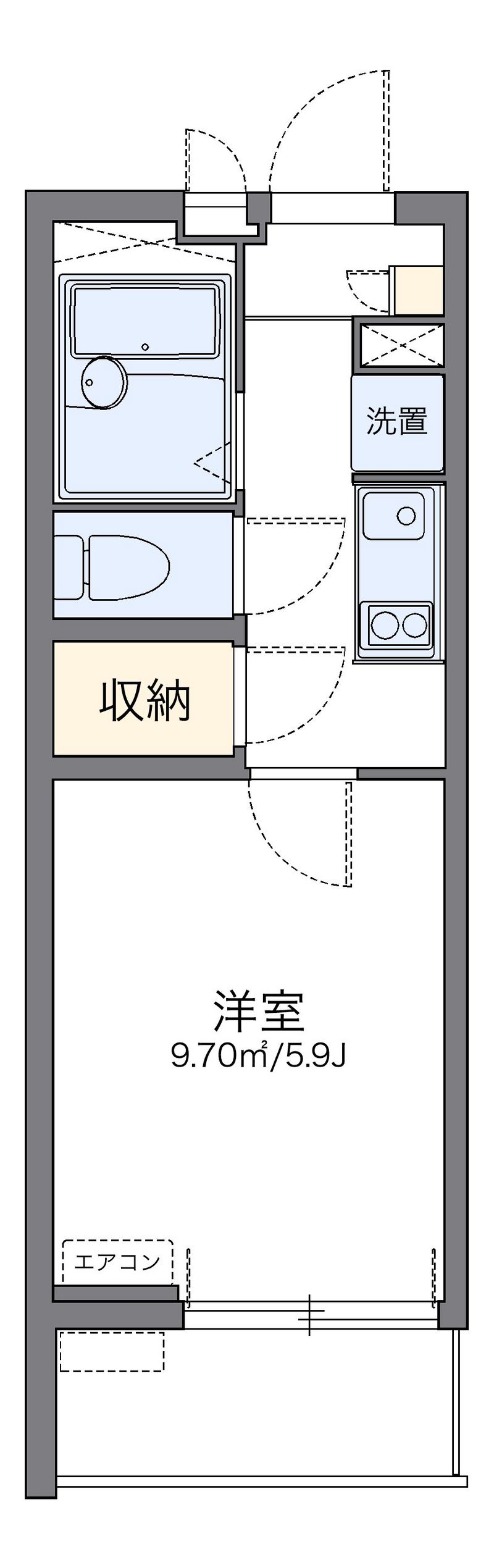 レオネクスト島上　セカンド 間取図