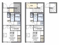 レオパレスプラムヴィラ 間取図
