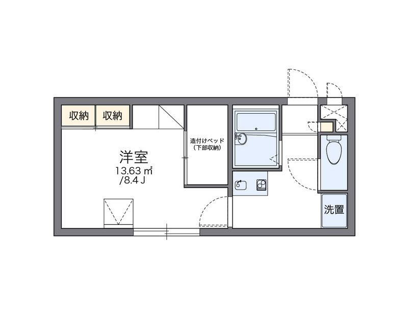 レオパレスラ・メゾンフルール 間取図