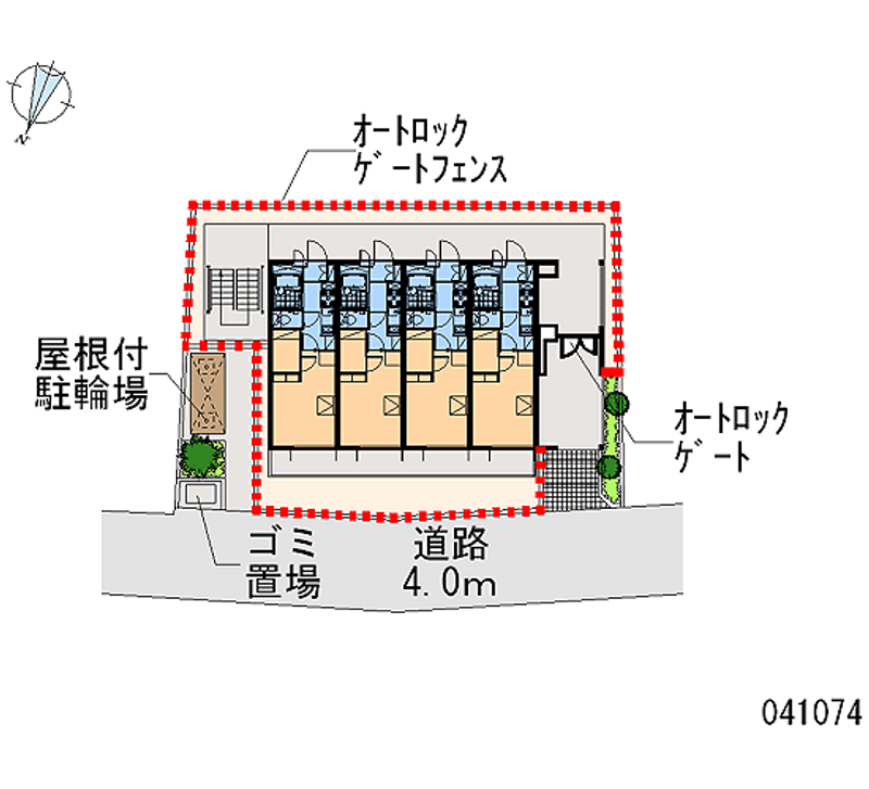 レオパレスエトワール　ピア 区画図