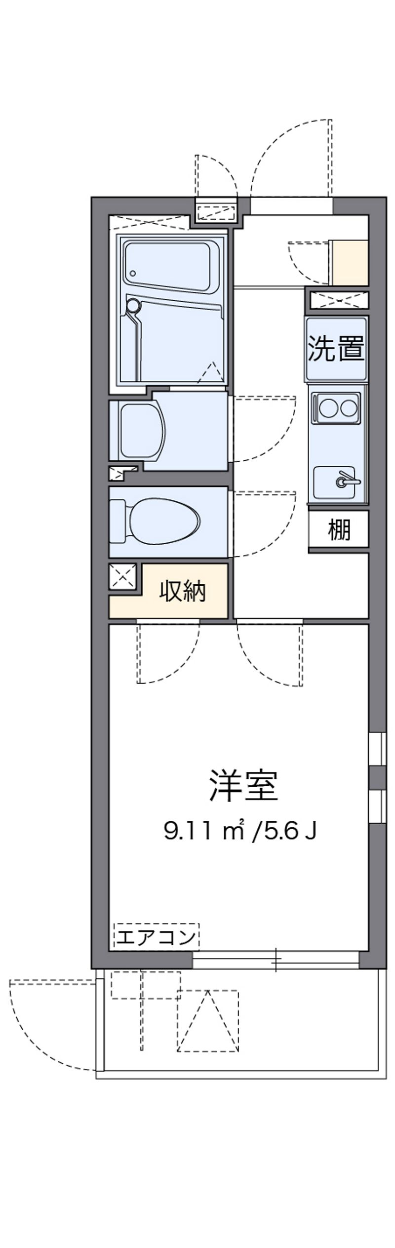 クレイノジャバ石井 間取図
