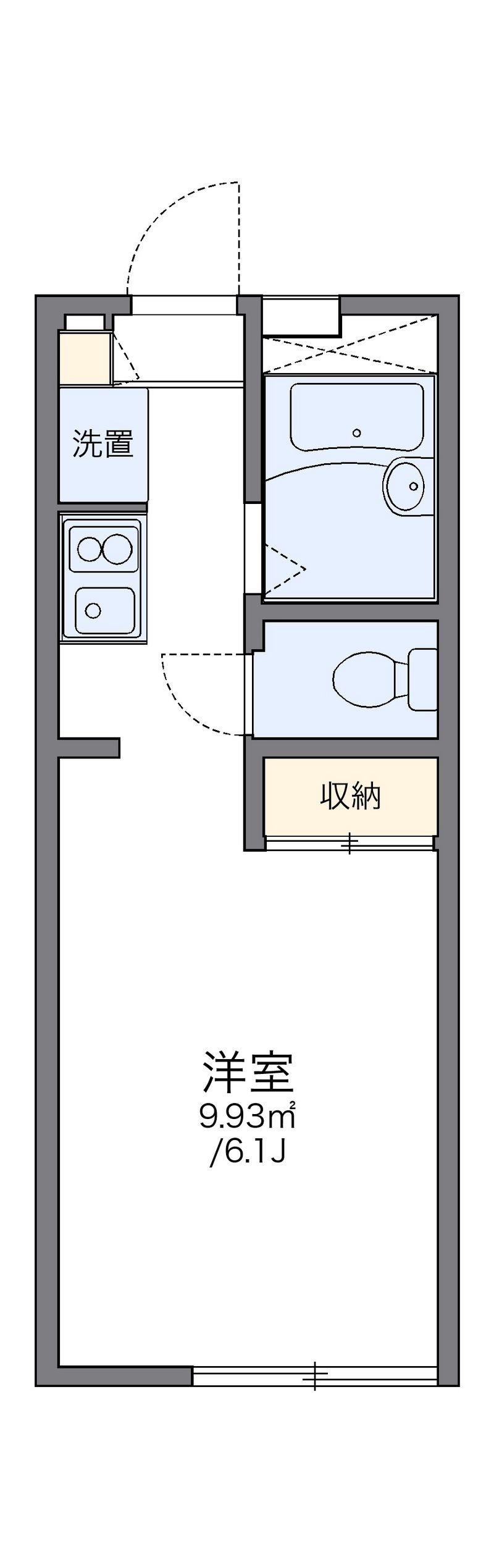 レオパレスラ・プランタン 間取図