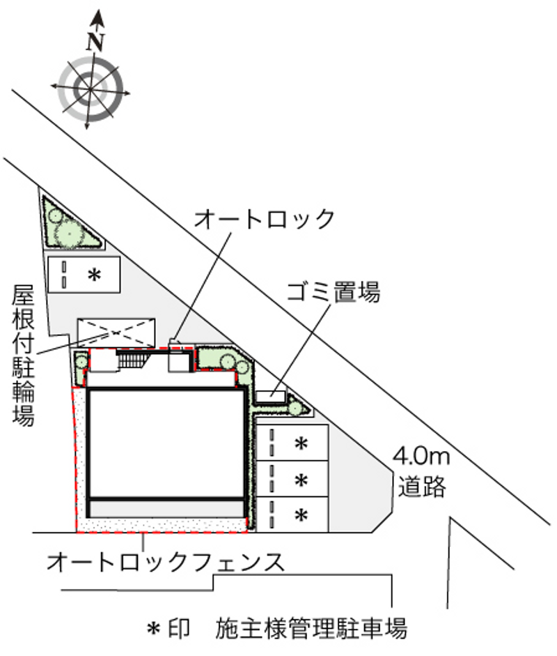 レオパレスエントピア 配置図