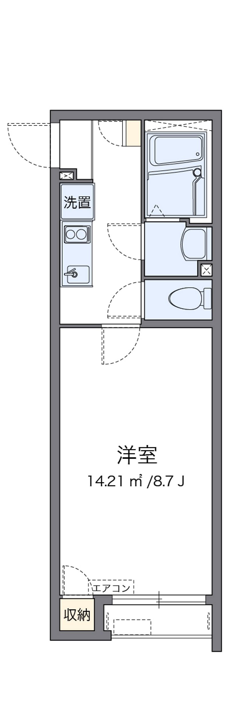 クレイノ前川３ 間取り