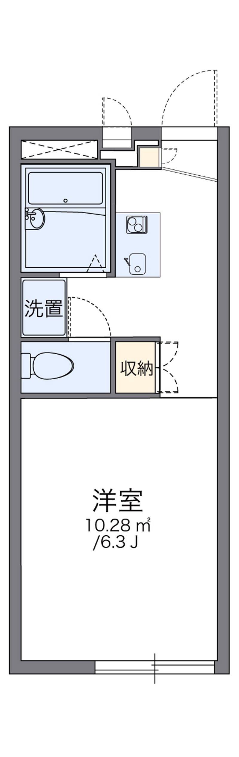 レオパレスアルテ 間取図
