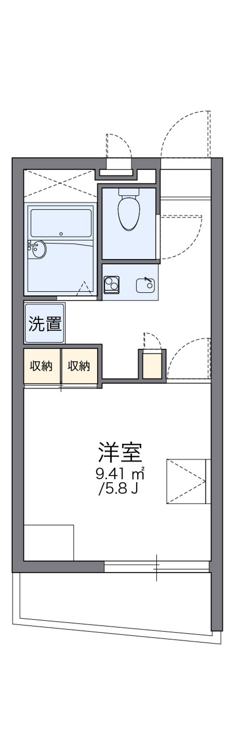 レオパレス藏田 間取図