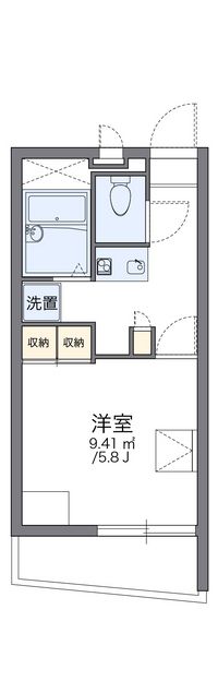 レオパレス藏田 間取り図