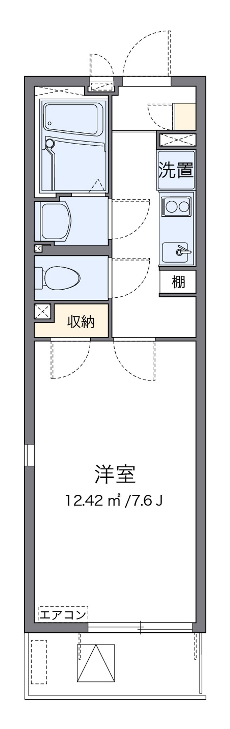 クレイノＭＥＭＯＲＹ 間取図