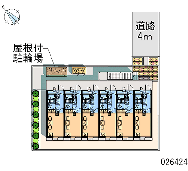 レオパレスプロヴァンス 区画図
