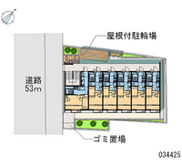 レオパレスホカリズ登戸 区画図