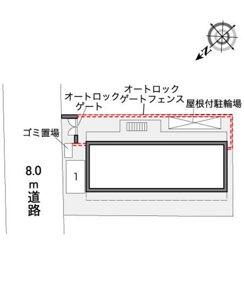 レオパレスエスペランザ 配置図