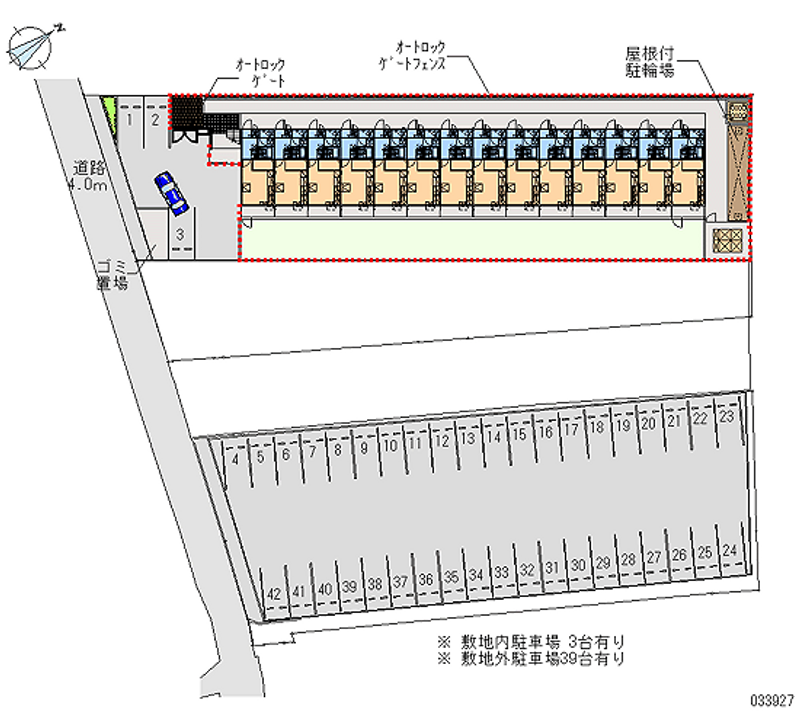 33927 Monthly parking lot