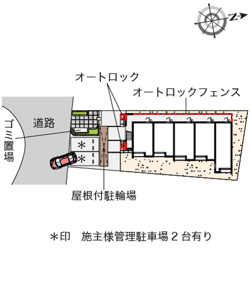 クレイノグリーンヒルズⅡ 配置図