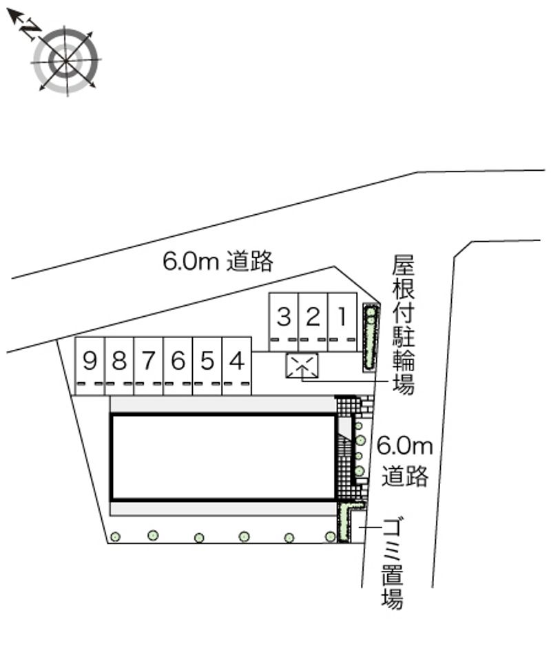レオパレスｗｉｎ　ｗｉｎ 配置図