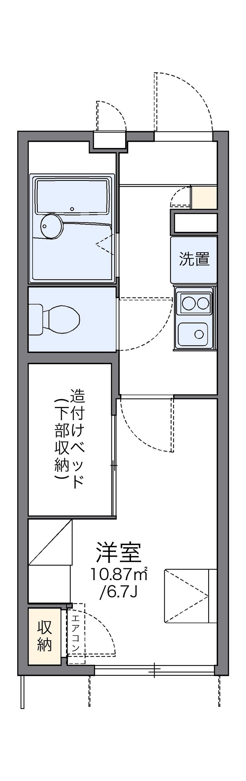 leopalace Selene Shin Kouenji Floor plan