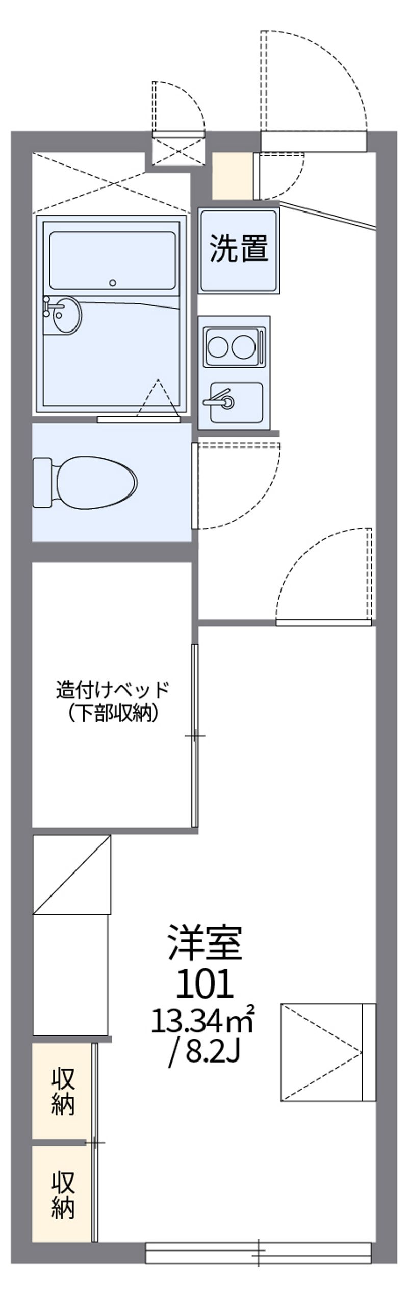 レオパレスＢｒａｖｅ　Ⅰ 間取図