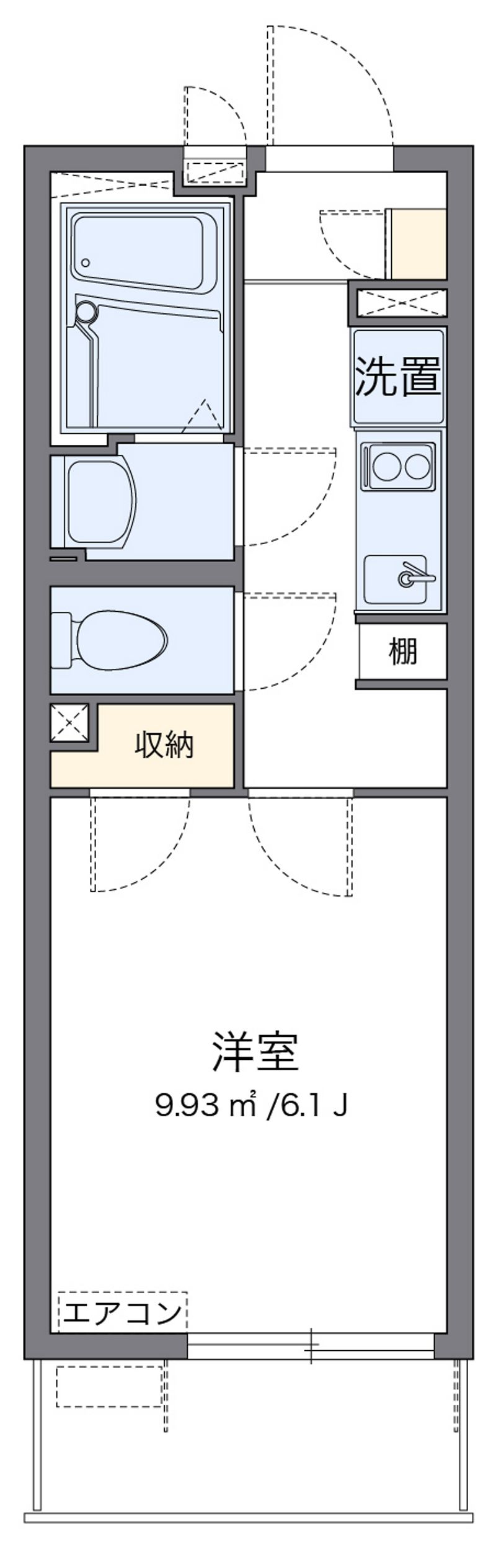 クレイノ西与野 間取り