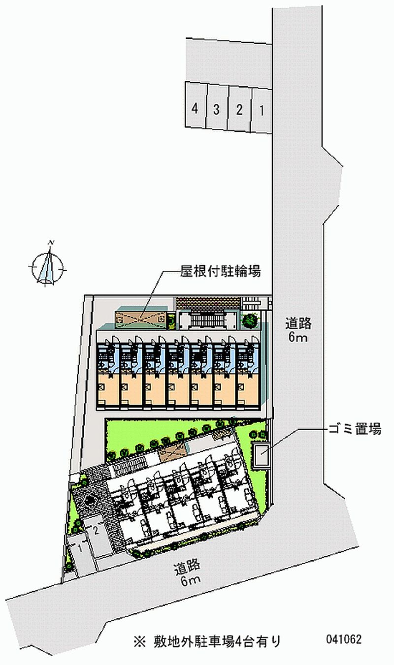 レオパレスあらた 月極駐車場