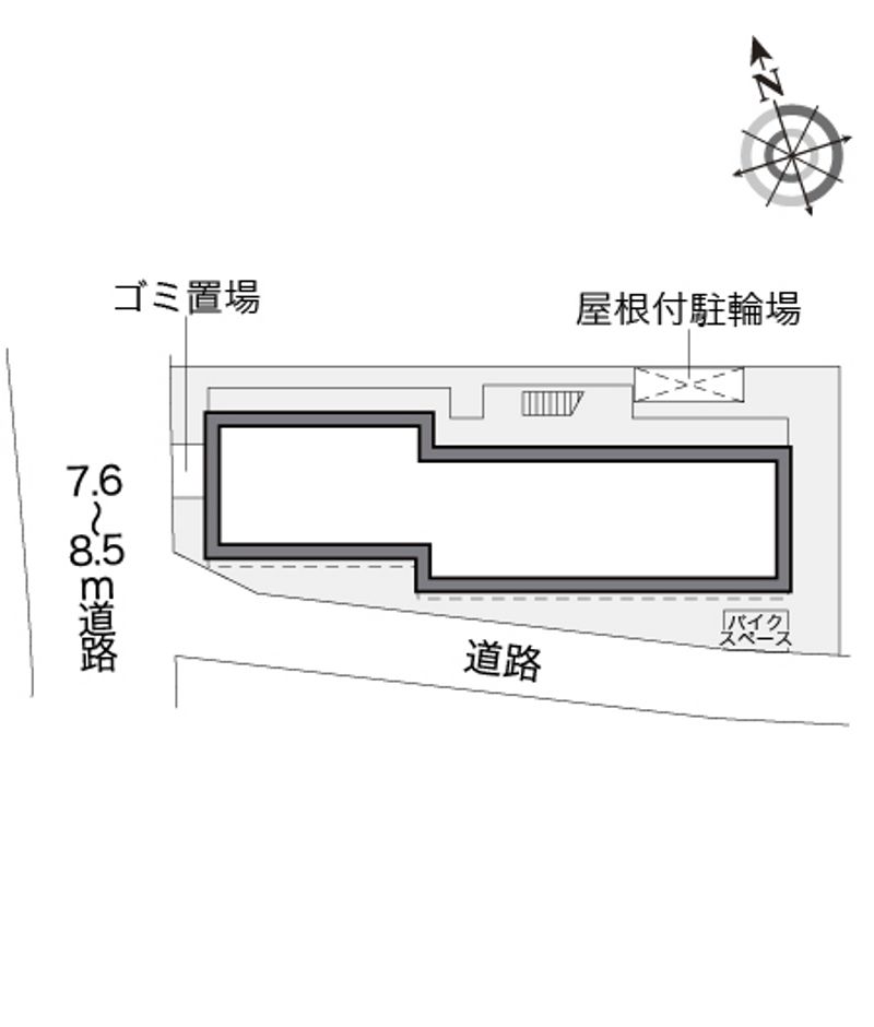 レオパレス鎌倉台 配置図