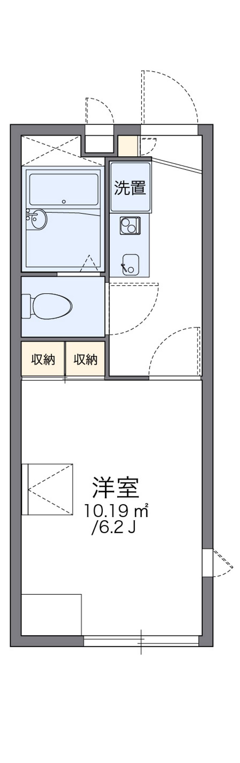 レオパレスカルム 間取図