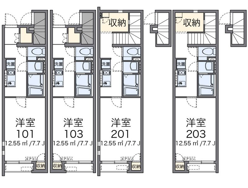 クレイノゲルリッツ 間取図