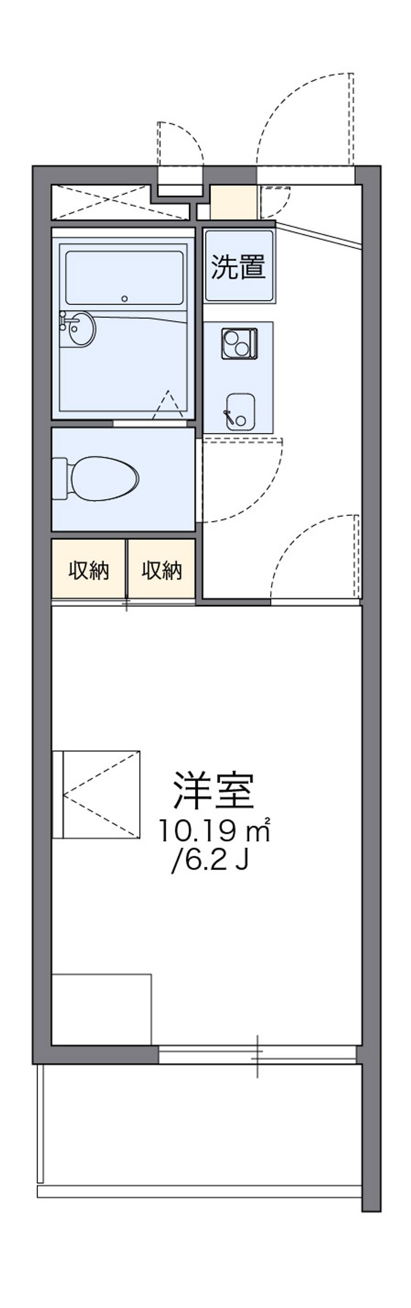 レオパレスコスモスⅡ 間取図