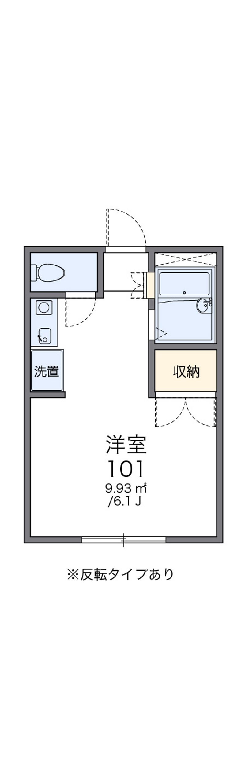 レオパレス西向日 間取図